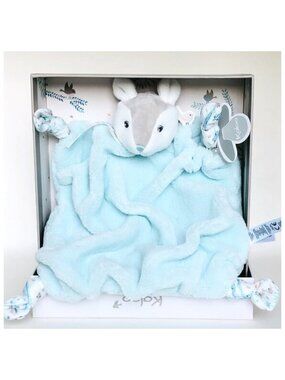 Kaloo Water Color Fawn Doudou /Lovey/Security blanket w/New In Gift Box  For 0+